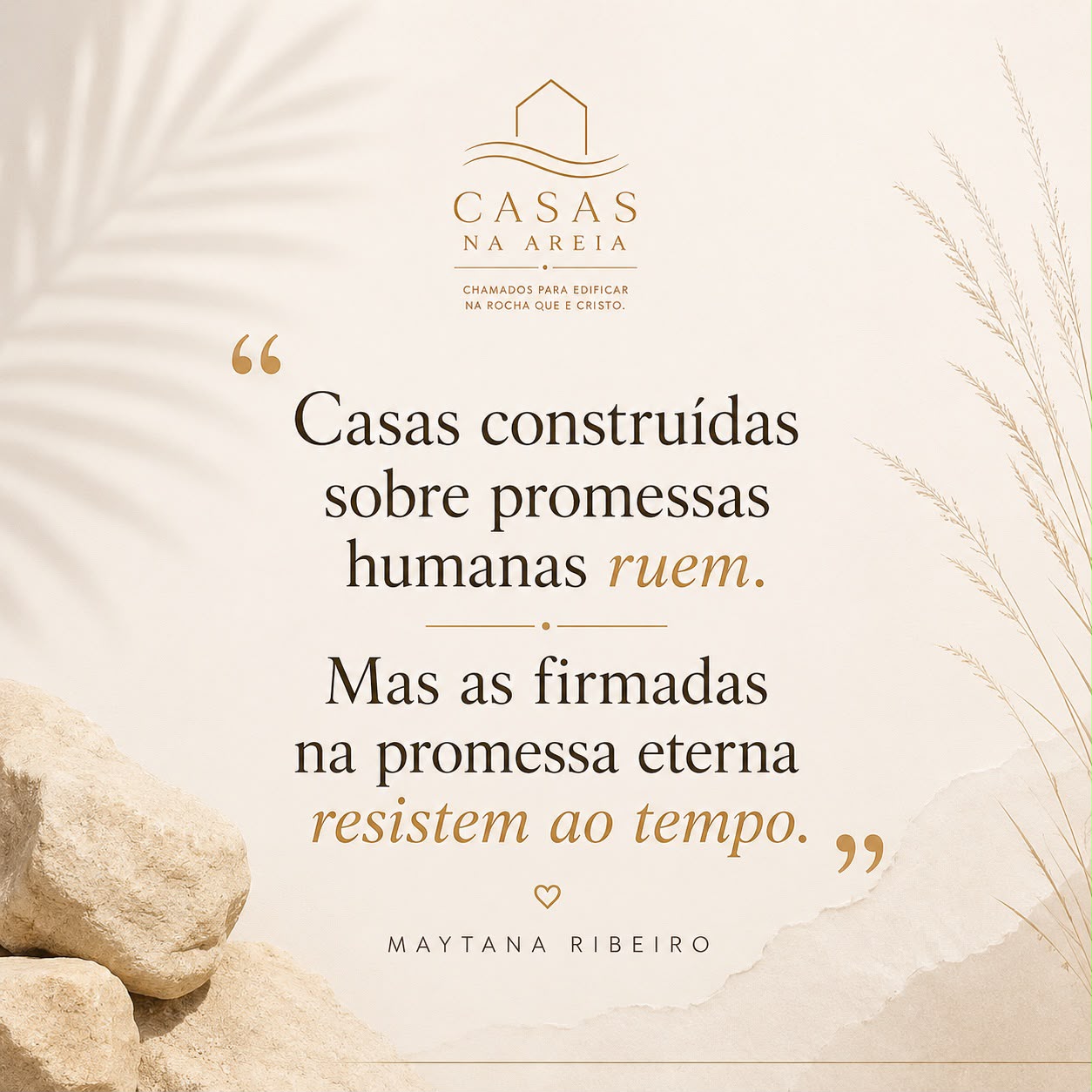 Livro Casas na Areia - Maytana Ribeiro