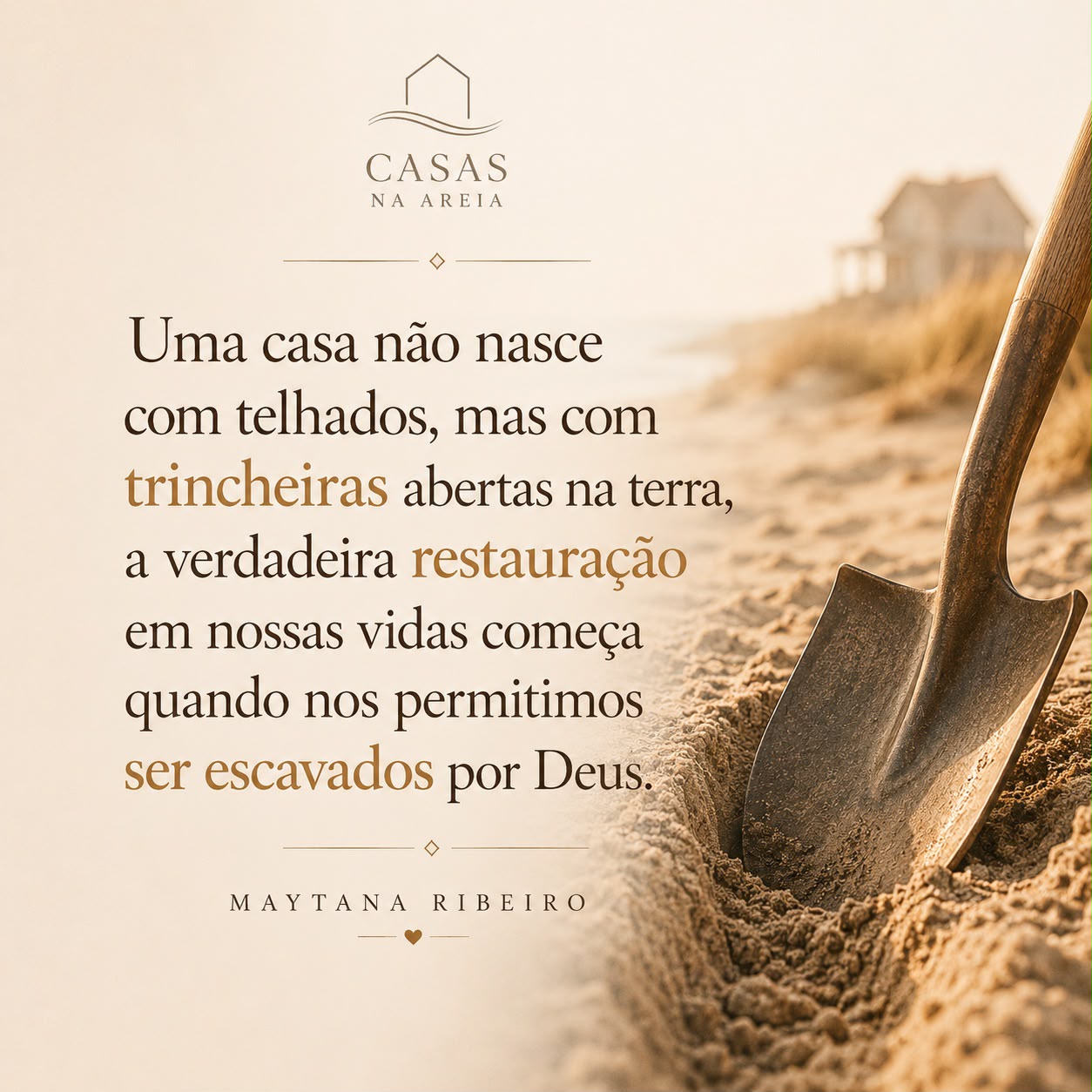 Livro Casas na Areia - Maytana Ribeiro