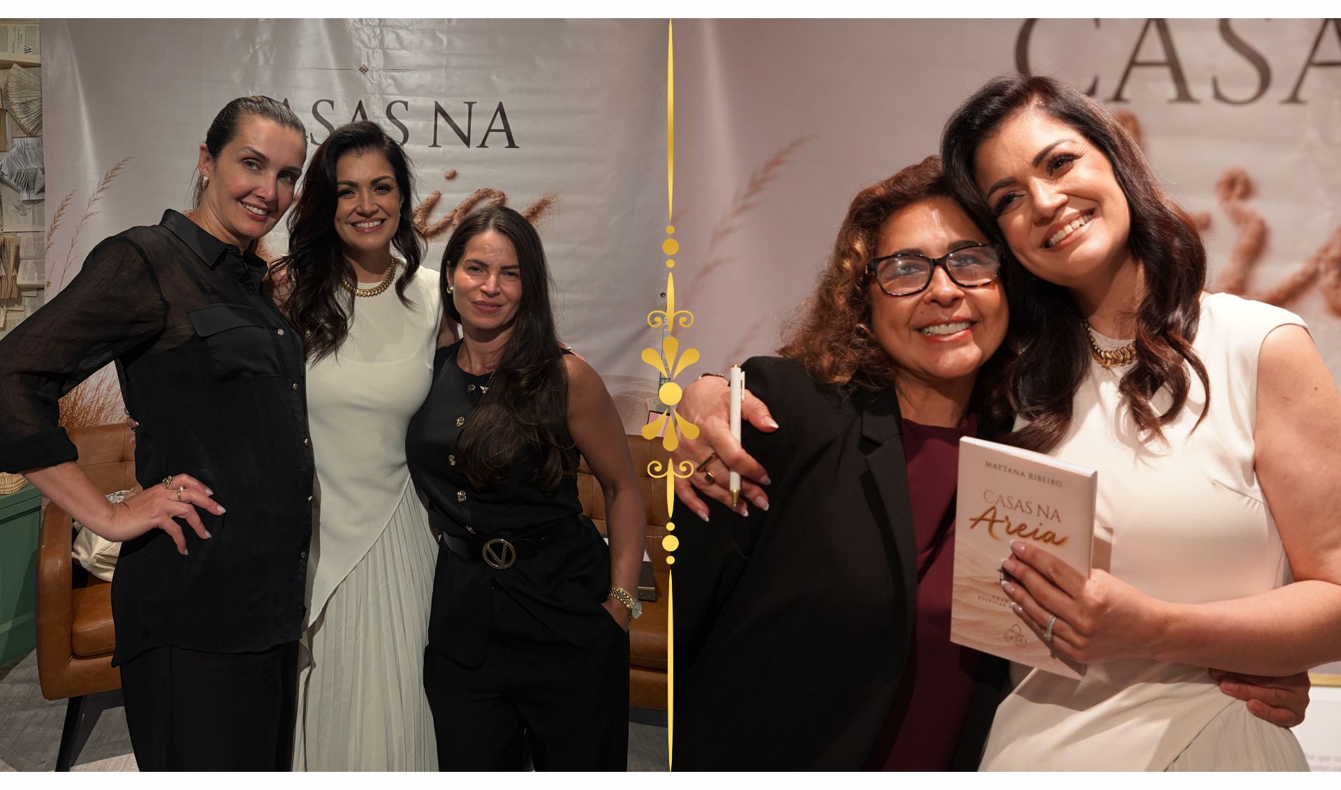 Fotos do Lançamento Livro Casas na Areia - Maytana Ribeiro