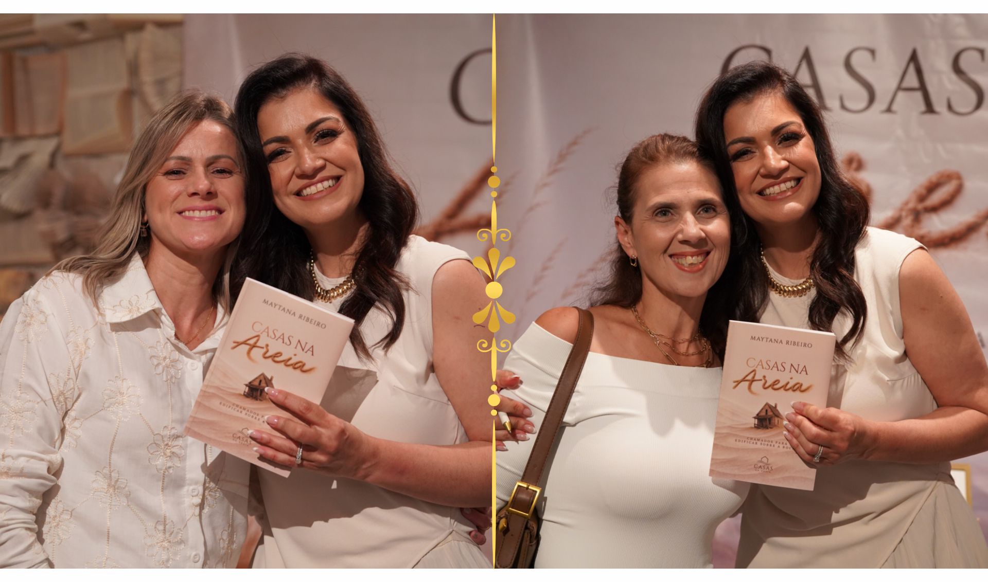 Fotos do Lançamento Livro Casas na Areia - Maytana Ribeiro