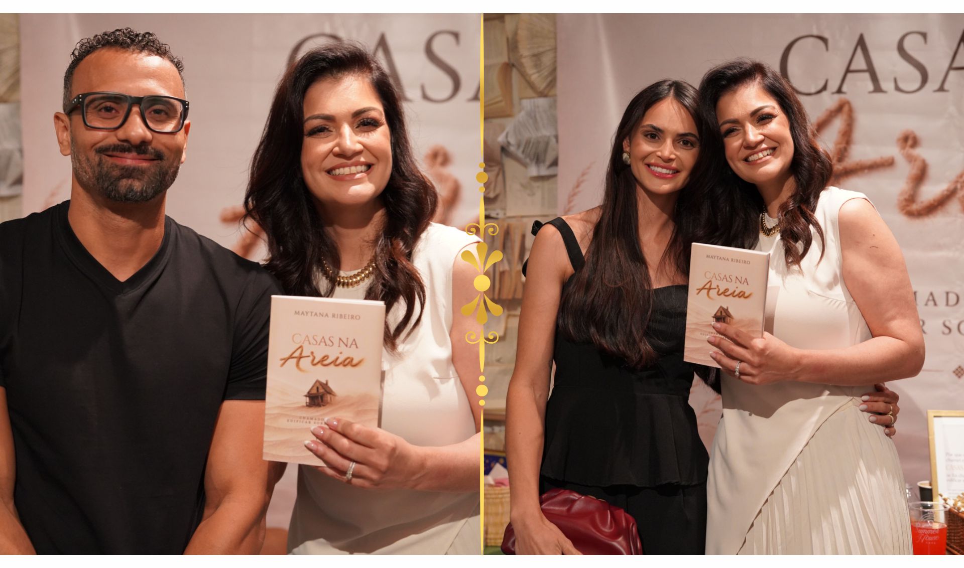 Fotos do Lançamento Livro Casas na Areia - Maytana Ribeiro