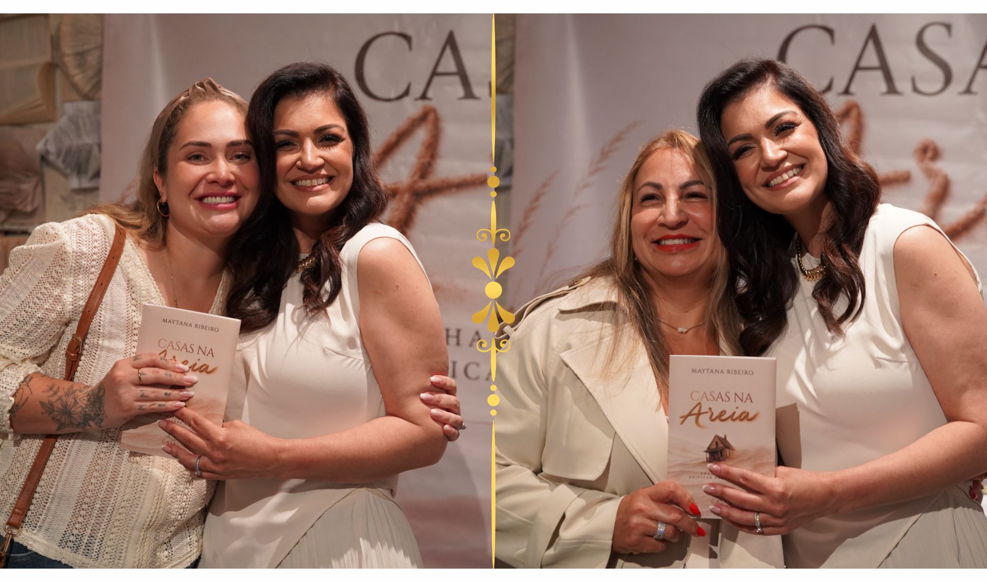 Fotos do Lançamento Livro Casas na Areia - Maytana Ribeiro