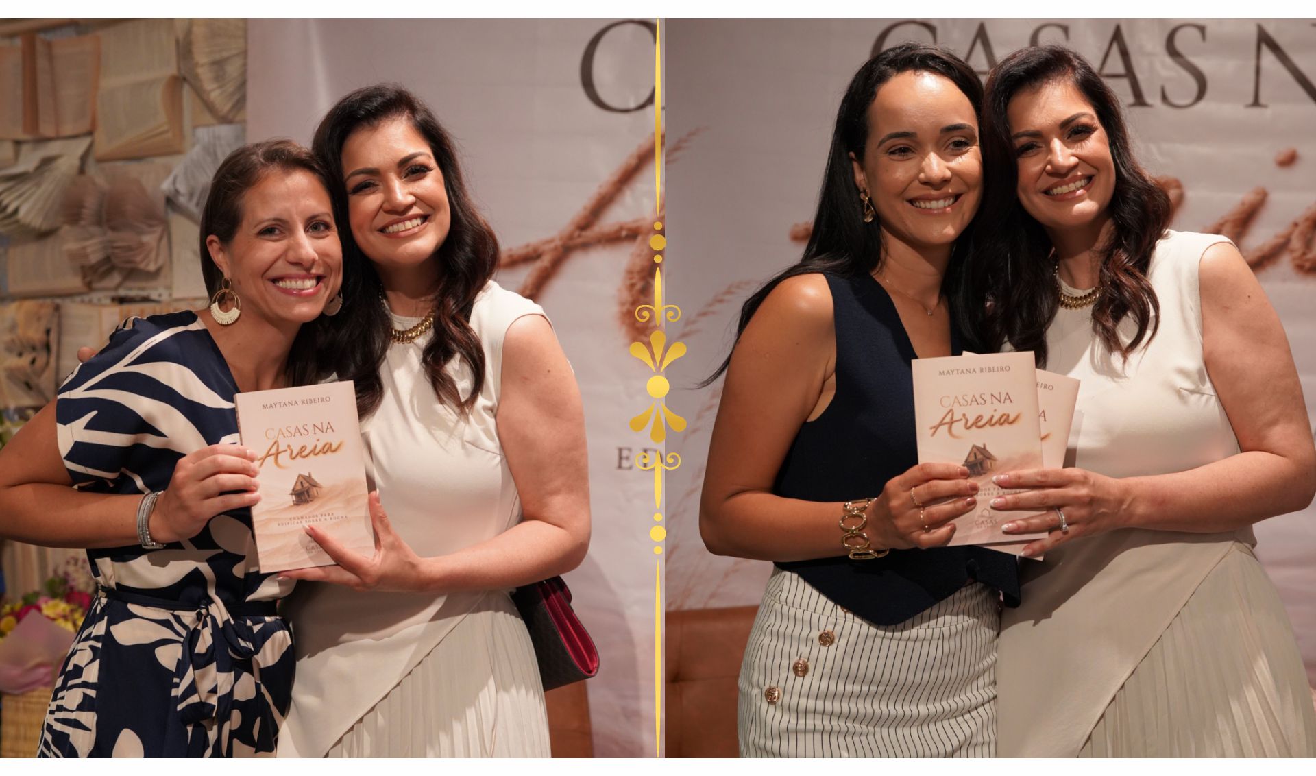 Fotos do Lançamento Livro Casas na Areia - Maytana Ribeiro