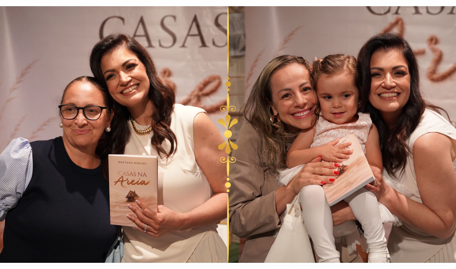Fotos do Lançamento Livro Casas na Areia - Maytana Ribeiro